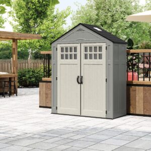 Suncast 6’x3′ Everett Plastic Resin Storage Shed