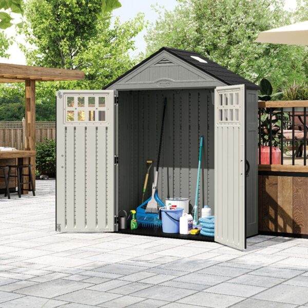 Suncast 6’x3′ Everett Plastic Resin Storage Shed - Image 4