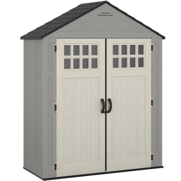 Suncast 6’x3′ Everett Plastic Resin Storage Shed - Image 5