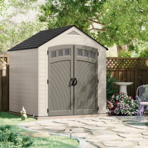 Suncast 7’x7′ Vista Plastic Resin Storage Shed