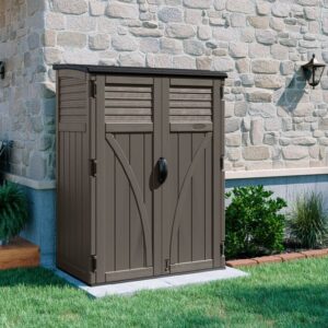 Suncast 4'x3' Aston Large Storage Cabinet - Stone Grey