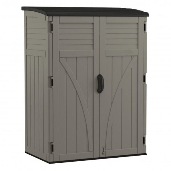 Suncast 4'x3' Aston Large Storage Cabinet - Stone Grey - Image 5