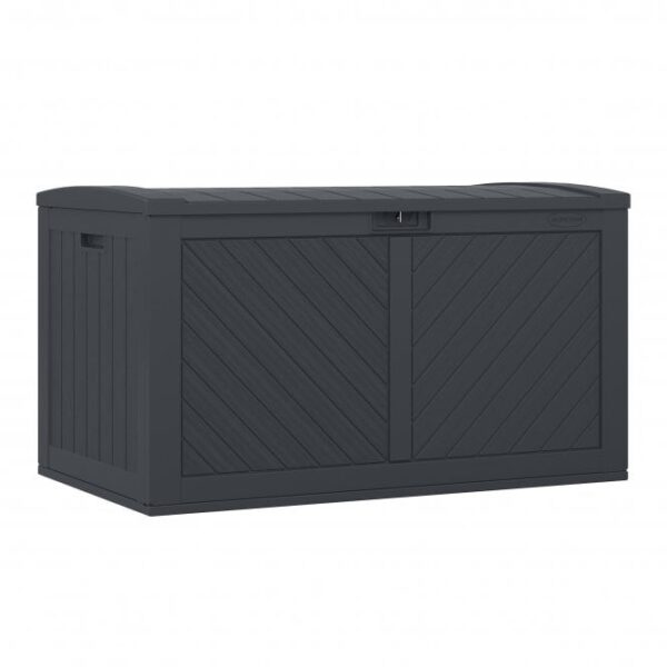 Suncast Colorado 507 Litre Plastic Storage Box - Cyberspace Grey - Image 6