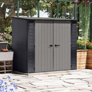 Suncast 7'x4' Columbia Plastic Resin Storage Shed