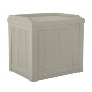 Suncast Florida 83 Litre Storage Cube Box - Light Taupe