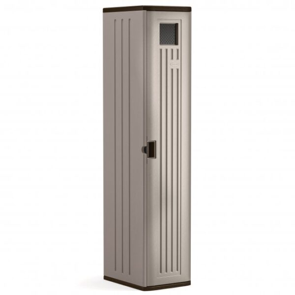 Suncast 1'x1.5' Haven Tall Storage Locker - Platinum Metallic - Image 3