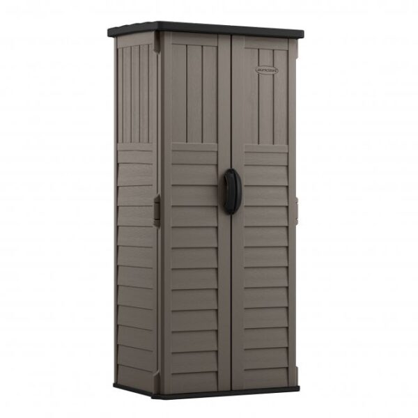 Suncast 2.5'x2' Mannington Plastic Storage Cabinet - Stone Grey - Image 6