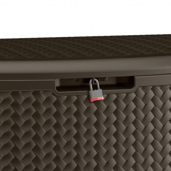 Suncast Minnesota 469 Litre Plastic Storage Box - Java Brown - Image 6