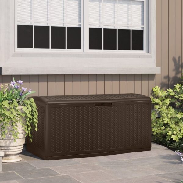 Suncast Minnesota 469 Litre Plastic Storage Box - Java Brown - Image 7