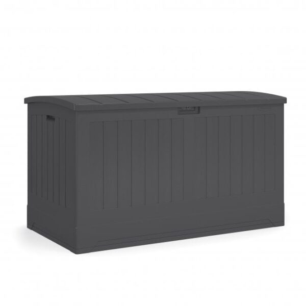 Suncast Montana 757 Litre Plastic Storage Box - Peppercorn Grey - Image 3