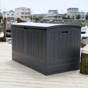 Suncast Montana 757 Litre Plastic Storage Box - Peppercorn Grey