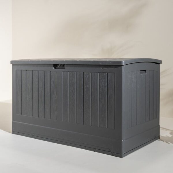Suncast Montana 757 Litre Plastic Storage Box - Peppercorn Grey - Image 5