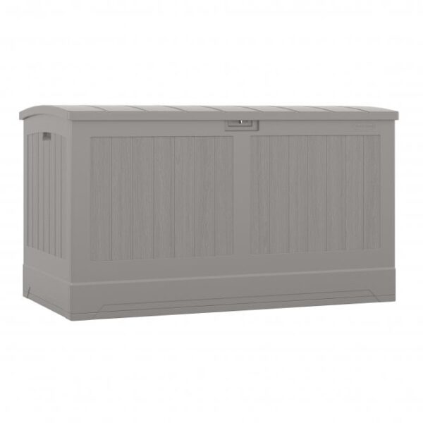 Suncast Montana 757 Litre Plastic Storage Box - Stone Grey - Image 3
