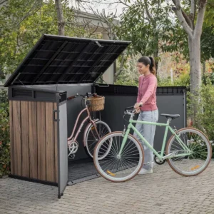 Keter 6' x 3' Signature Horizontal Plastic Shed - Rosewood