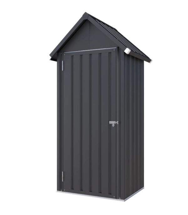 Pro-Tect 2.5'x1.5' Apex Metal Storage Shed- Grey