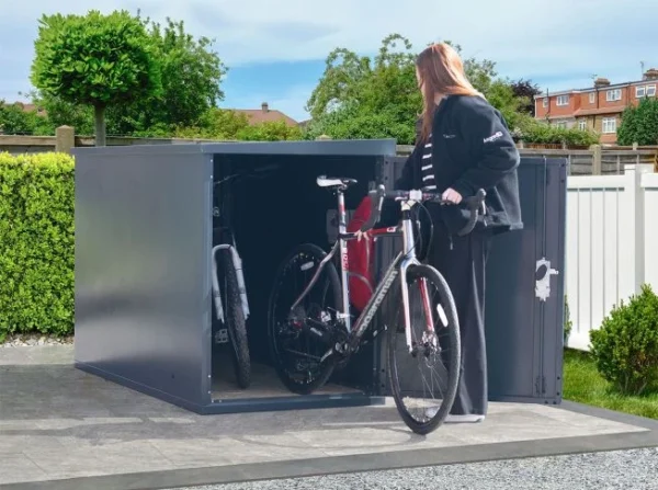 Asgard 3'x6.5' Twin Metal Cycle Locker