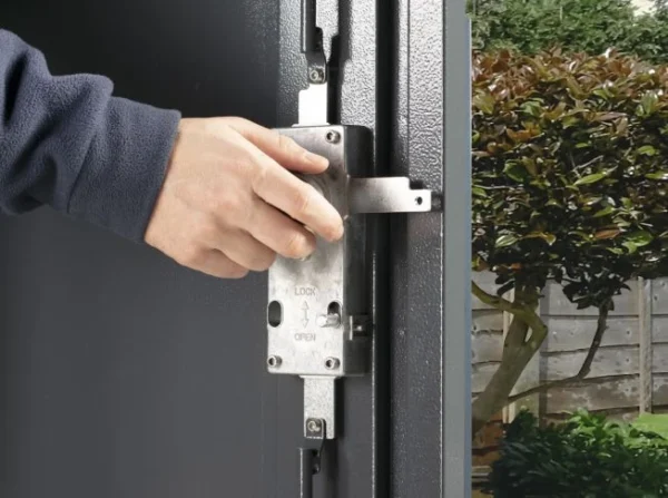 Asgard 3'x6.5' Twin Metal Cycle Locker - Image 3