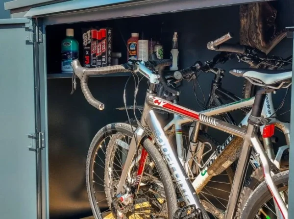 Asgard 7'x4' Annexe E Plus Heavy Duty Triple Bicycle Store- Five Point Locking System - Image 11