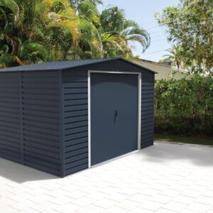 Duramax 10x8 Alpine Metal Apex Garden Shed - Anthracite (Arriving Mid 2026)