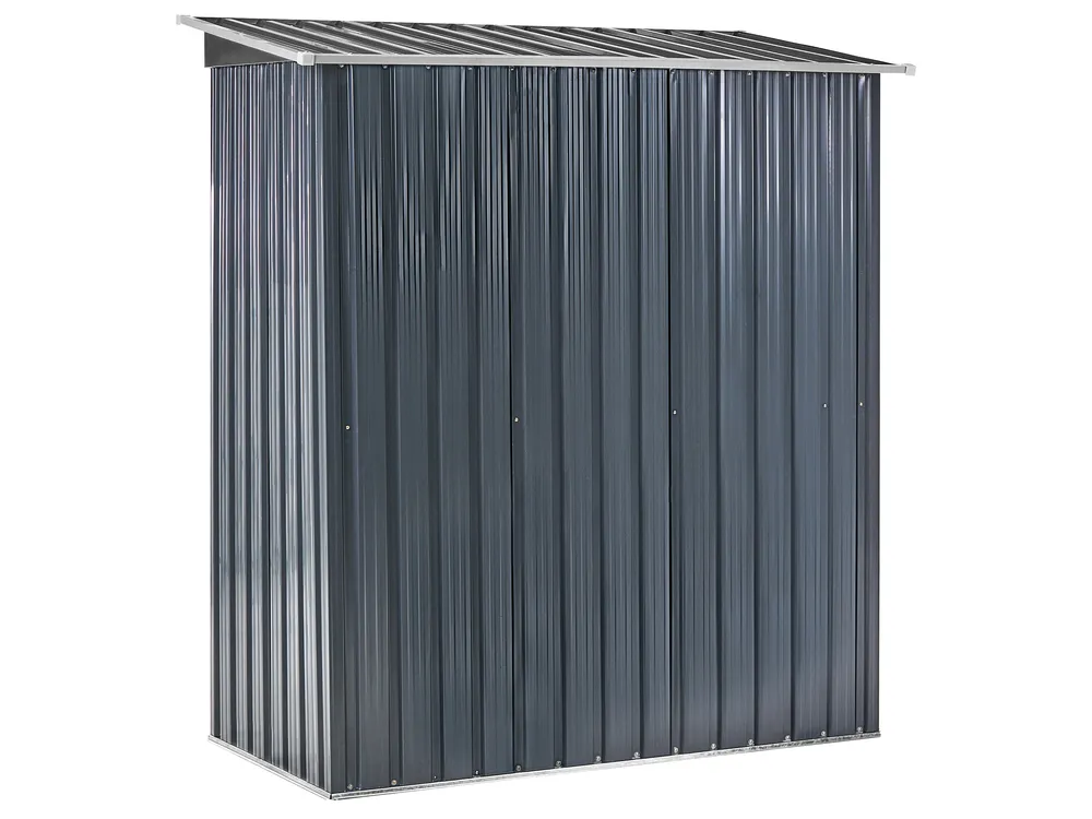 Pro-Tect Aisone 5x2.5 Metal Pent Shed - Graphite Grey - Image 8