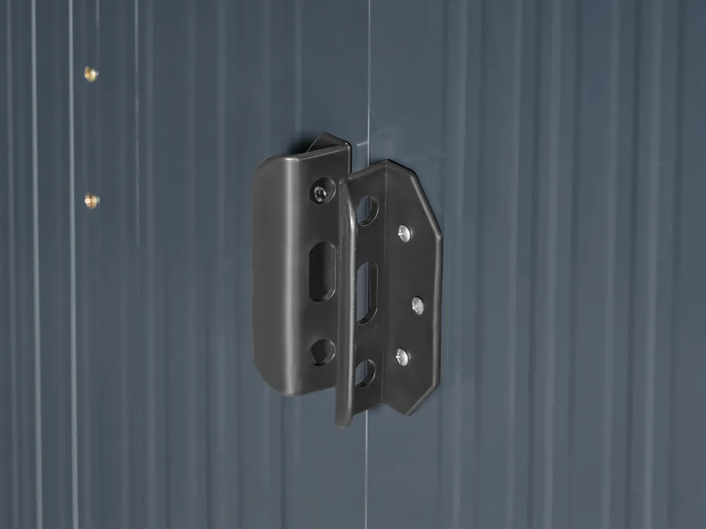 Pro-Tect Aisone 5x2.5 Metal Pent Shed - Graphite Grey - Image 10