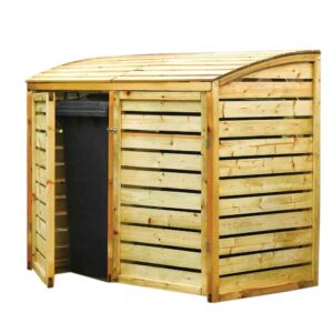 Rowlinson Timber Double Bin Store