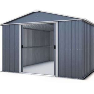 Yardmaster 10' x 13' Castleton Apex Metal Shed - Anthracite