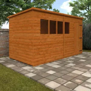 Pro-Tect Timber 12'x6' Super Pent Shiplap Shed (Window or Windowless)