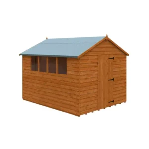 Pro-Tect Timber Budget 10'x8' Overlap Apex Shed (Window or Windowless)