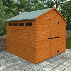 Pro-Tect Timber 8'x8' Security Apex Shiplap Shed (Window or Windowless)