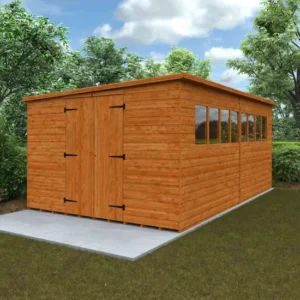 Pro-Tect Timber 16'x10' Shiplap Pent Workshop