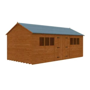 Pro-Tect Timber 20’x10′ Workman Apex Workshop Shed (Window or Windowless)