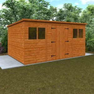 Pro-Tect Timber 14’x10′ Workman Pent Workshop Shed