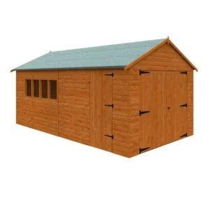 Pro-Tect Timber 18’x10′ Apex Shiplap Garage (Window or Windowless)