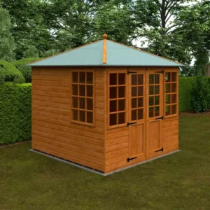 Pro-Tect Timber 8'x8' Georgian Pyramid Shiplap Summerhouse