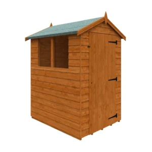 Pro-Tect Timber Budget 5'x4' Overlap Apex Shed (Window or Windowless)