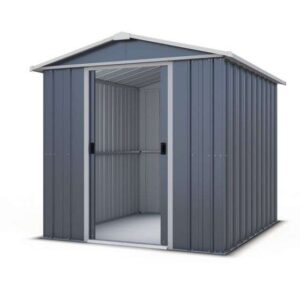 Yardmaster 6' x 7' Castleton Apex Metal Shed - Anthracite