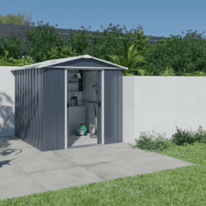 Yardmaster 6' x 7' Castleton Apex Metal Shed - Anthracite