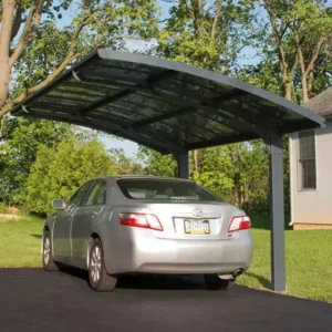 Palram - Canopia 10' x 16' Aluminium Carport 5000- Arizona Breeze Grey