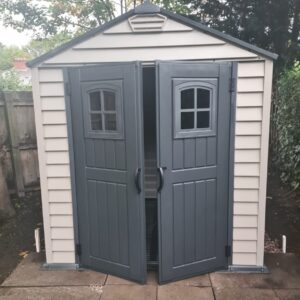 Duramax Storemax 7' x 7' Vinyl Apex Roof Storage Shed