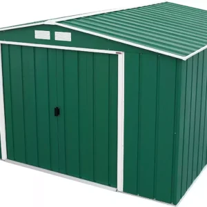 Sapphire 10x12 Metal Apex Garden Shed  -Green