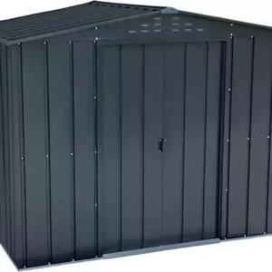 Sapphire 8x6 Top Metal Apex Garden Shed - Anthracite
