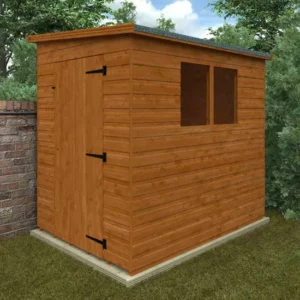 Pro-Tect Timber 7'x5' Lean To Pent Shiplap Shed (Window or Windowless)