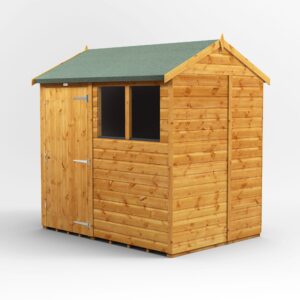 Power 7'x5' Tongue and Groove Timber Apex Shed (window or windowless) (single door)