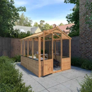 Mercia 8'x6' Traditional Timber Greenhouse
