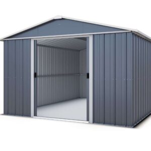 Yardmaster 10' x 13' Castleton Apex Metal Shed - Anthracite