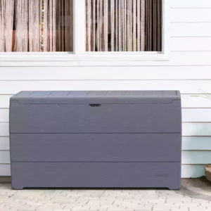 Duramax Cedargrain Durabox Plastic Storage Box 270 Litre - Grey
