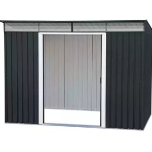 Duramax  8x6 Metal Pent Garden Shed  Anthracite with Skylight