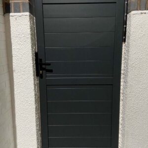Readymade - Horizontal Pedestrian Gate 850mmx1800mm Black or Grey