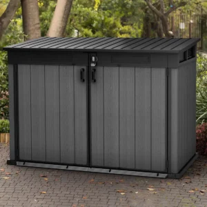 Keter 6'x3.5' Cortina Heavy Duty Plastic Storage Unit - Dark Grey